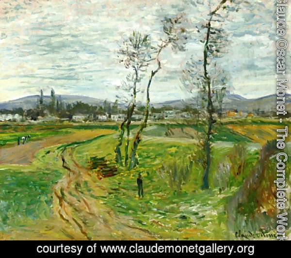 Claude Monet - A Field At Gennevilliers
