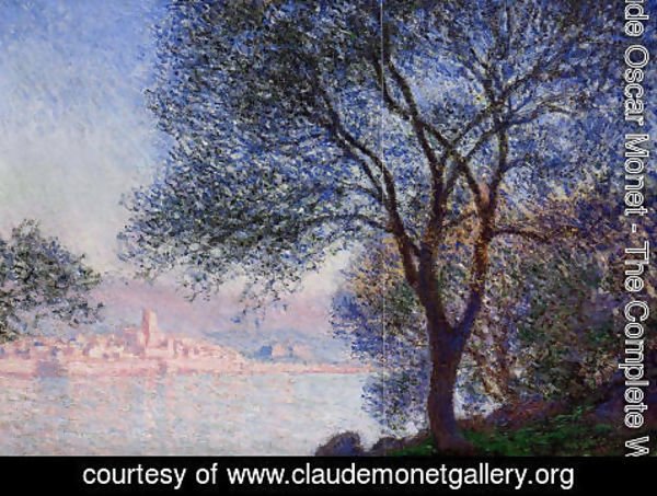 Claude Monet - Antibes Seen From The Salis Gardens