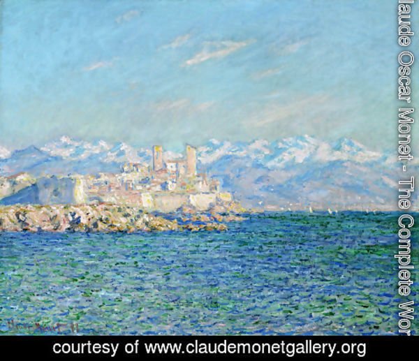 Claude Monet - Antibes  Afternoon Effect