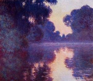 Claude Monet - Arm Of The Seine Near Giverny At Sunrise