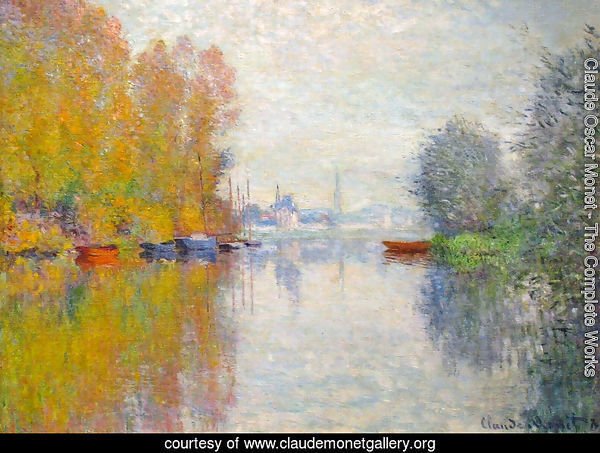 Autumn On The Seine At Argenteuil