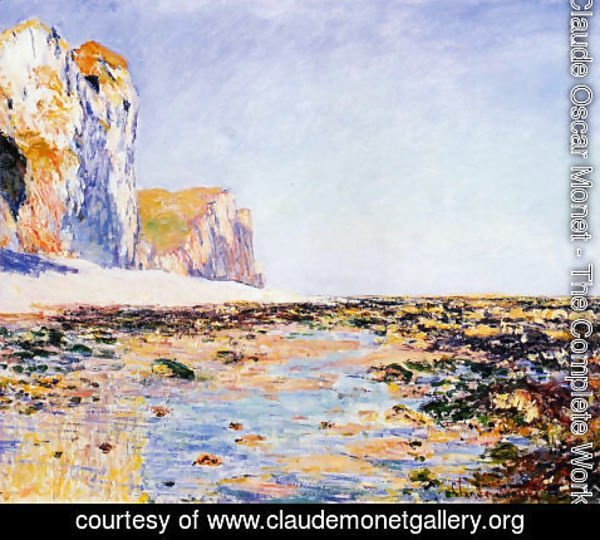 Claude Monet - Beach And Cliffs At Pourville  Morning Effect