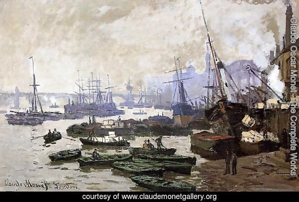 Boats In The Port Of London