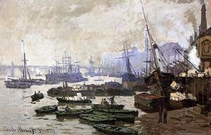 Claude Monet - Boats In The Port Of London