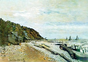Claude Monet - Boatyard Near Honfleur