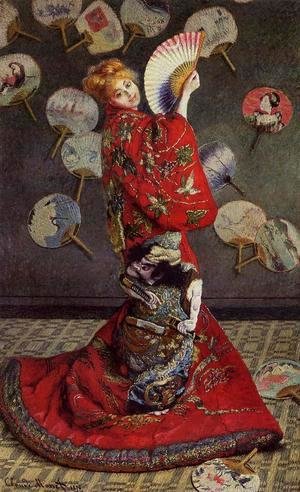 Claude Monet - Camille Monet In Japanese Costume