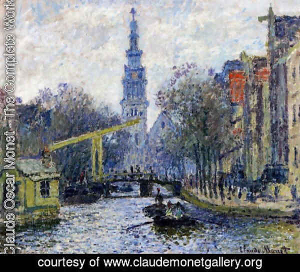 Claude Monet - Canal In Amsterdam