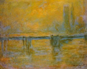 Claude Monet - Charing Cross Bridge  Fog