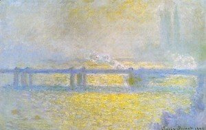 Claude Monet - Charing Cross Bridge  Overcast Weather