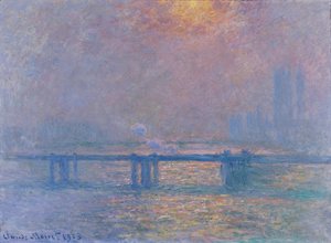 Claude Monet - Charing Cross Bridge  The Thames2