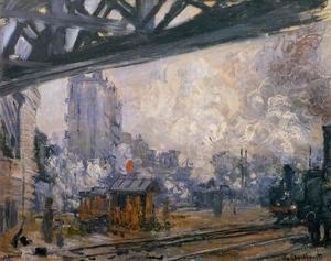 Claude Monet - Exterior View Of The Saint Lazare Station