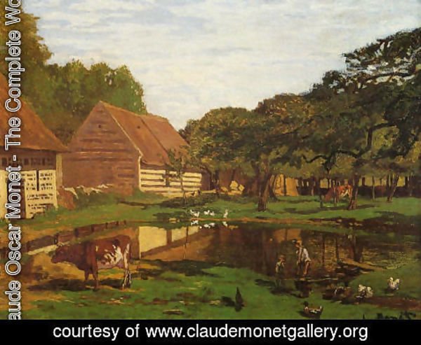 Claude Monet - Farmyard In Normandy