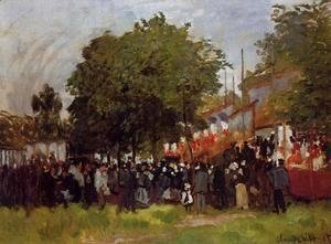 Claude Monet - Fete At Argenteuil