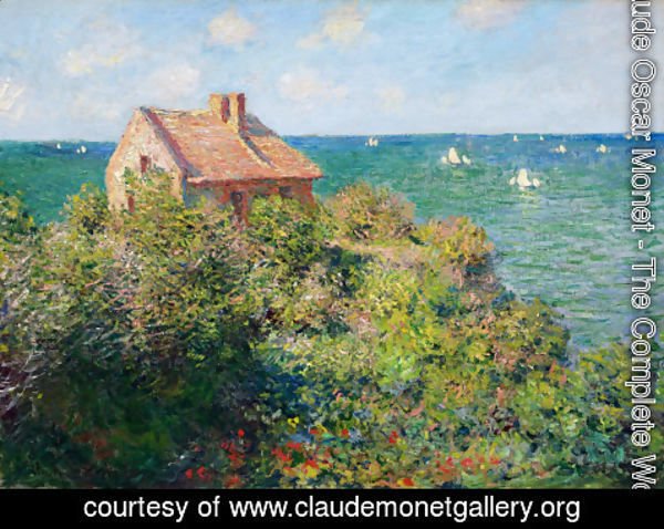 Claude Monet - Fishermans Cottage At Varengeville
