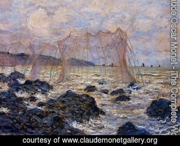 Claude Monet - Fishing Nets At Pourville