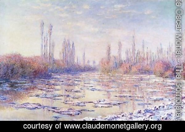 Claude Monet - Floating Ice