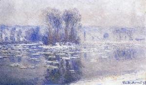 Claude Monet - Floes At Bennecourt