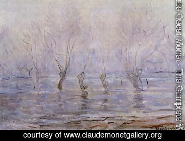 Claude Monet - Flood At Giverny