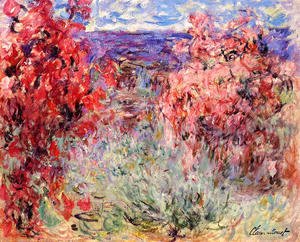 Claude Monet - Flowering Trees Near The Coast