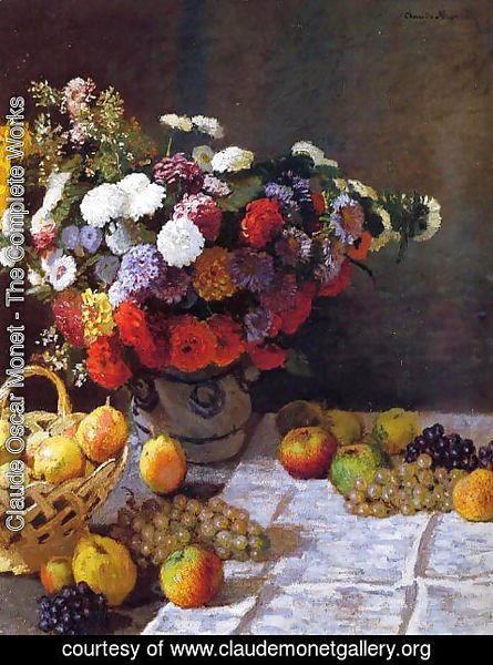 Claude Monet - Flowers And Fruit