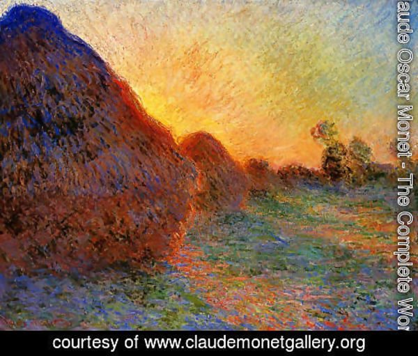 Claude Monet - Grainstacks