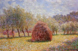 Claude Monet - Haystacks At Giverny2