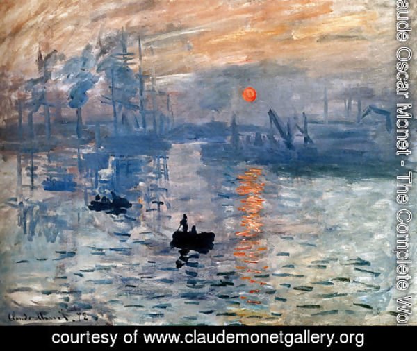 Claude Monet - Impression  Sunrise
