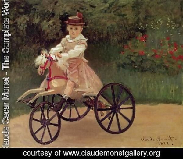 Claude Monet - Jean Monet On His Horse Tricycle