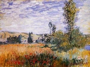 Claude Monet - Landscape At Vetheuil
