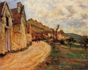 Claude Monet - Les Roches At Falaise Near Giverny