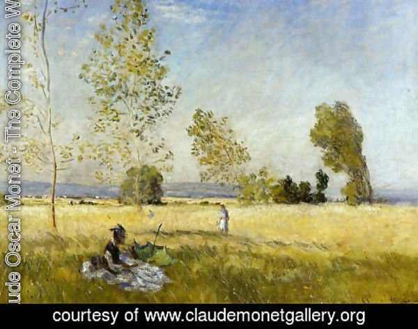 Claude Monet - Meadow At Bezons