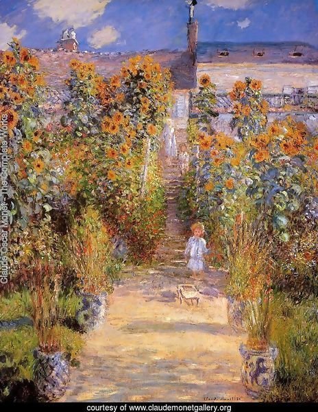 Monets Garden At Vetheuil