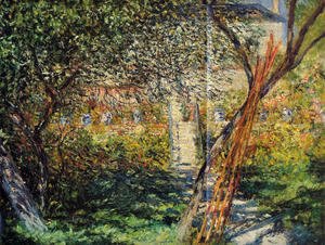 Claude Monet - Monets Garden At Vetheuil2