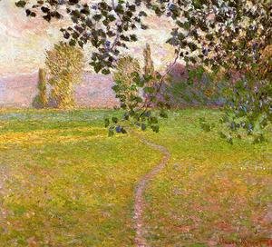 Claude Monet - Morning Landscape  Giverny Aka Landscape In The Morning