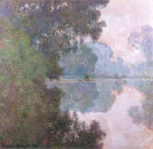 Morning On The Seine  Near Giverny