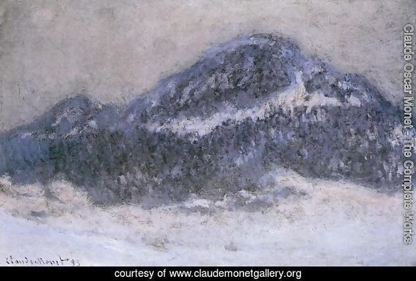 Mount Kolsaas In Misty Weather