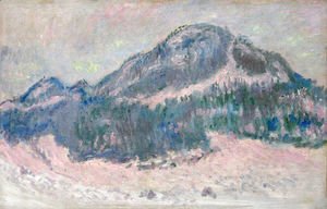 Claude Monet - Mount Kolsaas  Rose Reflection