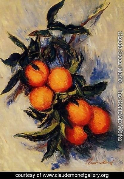 Claude Monet - Orange Branch Bearing Fruit