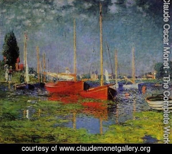Claude Monet - Pleasure Boats At Argenteuil
