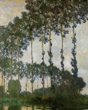 Claude Monet - Poplars Near Giverny