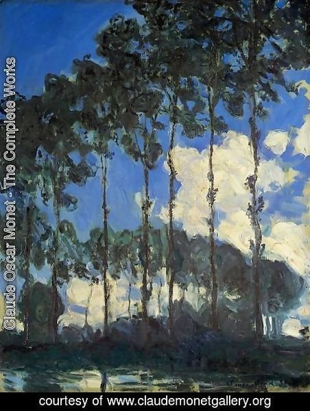 Claude Monet - Poplars On The Banks Of The Epte