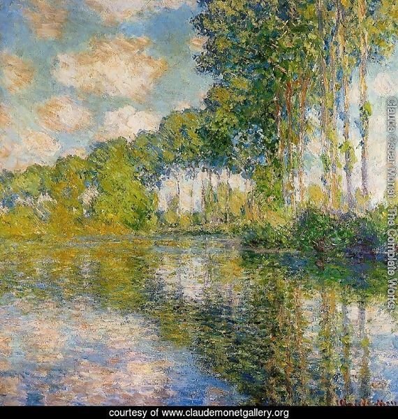 Poplars On The Banks Of The River Epte