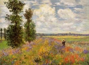 Claude Monet - Poppy Field  Argenteuil