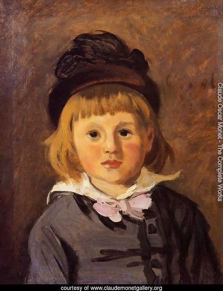 Portrait Of Jean Monet Wearing A Hat With A Pompom