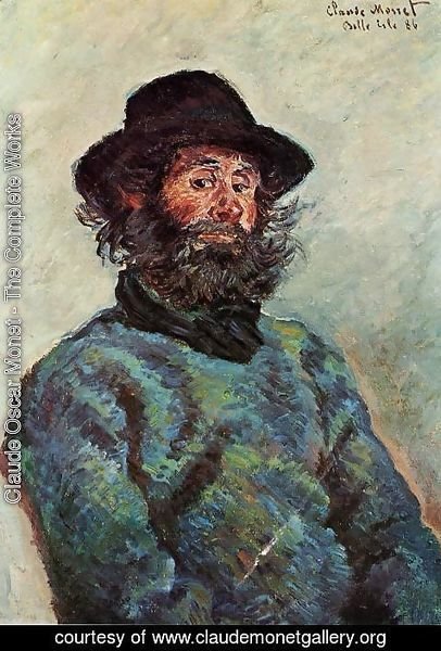 Claude Monet - Portrait Of Poly  Fisherman At Kervillaouen