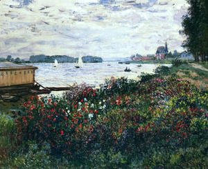 Claude Monet - Riverbank At Argenteuil
