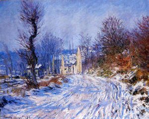 Claude Monet - Road To Giverny In Winter