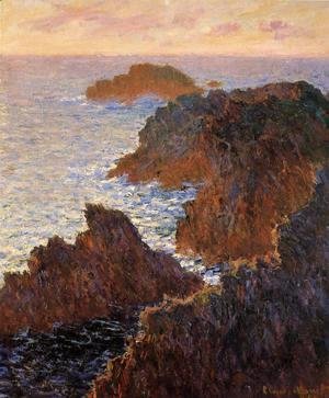 Claude Monet - Rocks At Belle Ile  Port Domois