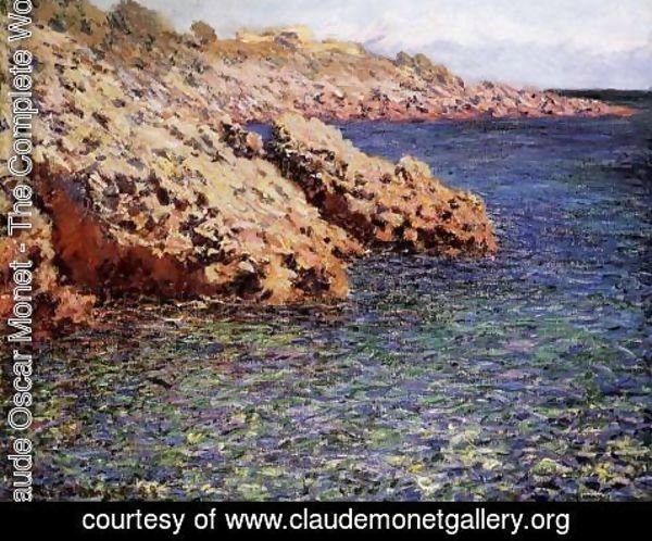 Claude Monet - Rocks On The Mediterranean Coast Aka Cam D Antibes