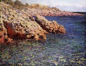 Claude Monet - Rocks On The Mediterranean Coast Aka Cam D Antibes
